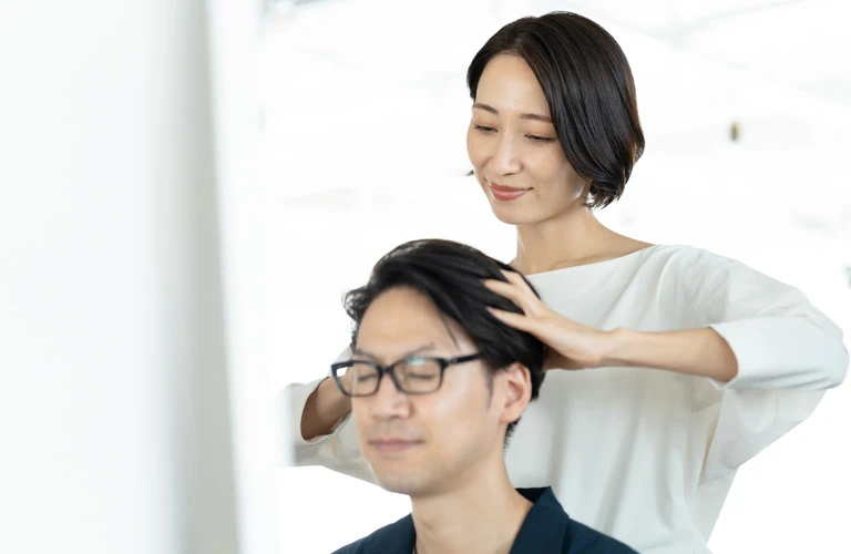 【薄毛】でお悩みの男性の改善策をお探しなら/熊本県熊本市の美容室なら美容室photon+